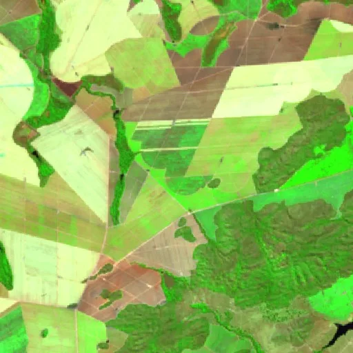 Wildfire near Vila Propício — Sentinel-2 SWIR (fuego)
