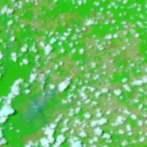 Incendio cerca de Vila Riozinho (4 oct) — NASA satellite