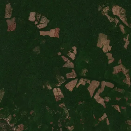 Wildfire near Vila Santa Maria — Sentinel-2 true color