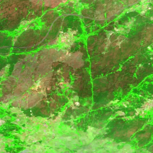Incendio cerca de Vila Verde — Sentinel-2 SWIR (fuego)
