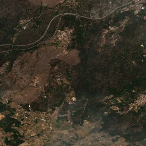 Incendio cerca de Vila Verde — Sentinel-2 true color