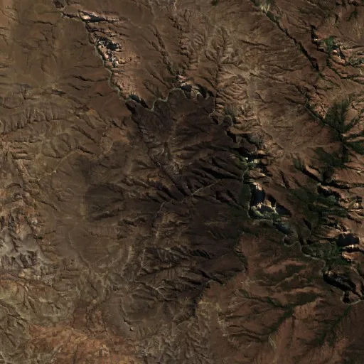 Wildfire near Villa Charcas — Sentinel-2 true color