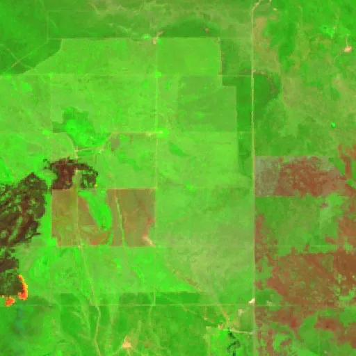 Wildfire near Villa General Guemes — Sentinel-2 SWIR (fuego)