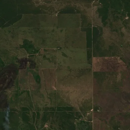 Wildfire near Villa General Guemes — Sentinel-2 true color
