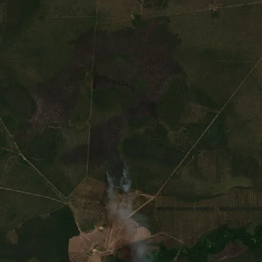 Wildfire near Villa Hayes — Sentinel-2 true color