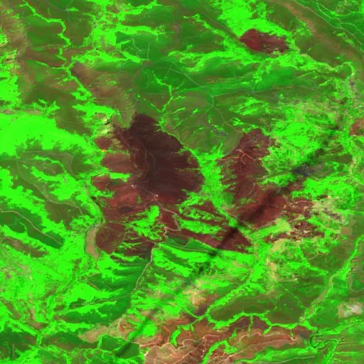 Incendio cerca de Villafranca del Bierzo (30 jul) — Sentinel-2 SWIR (fuego)