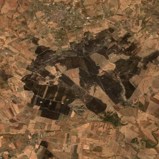 Incendio cerca de Villalba (Jul 22) — Sentinel-2 true color