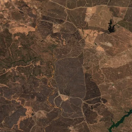 Wildfire near Villanueva de los Castillejos (ES) — Sentinel-2 true color