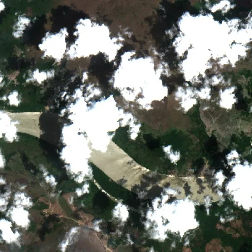 Incendio cerca de Vitória do Jari (29 oct) — Sentinel-2 true color