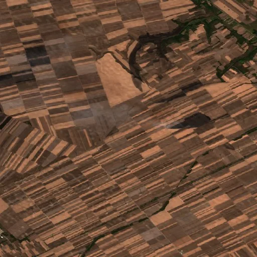 Wildfire near Vladimirovac (Oct 4) — Sentinel-2 true color