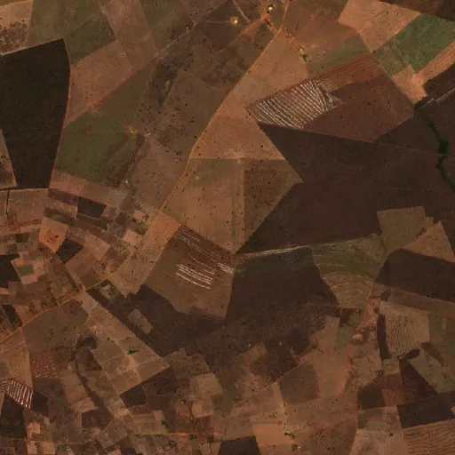 Incendio cerca de Wanderley — Sentinel-2 true color