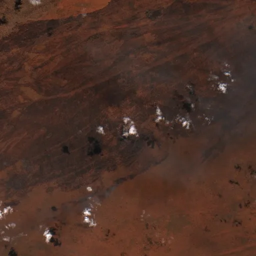 Wildfire near Wayillinypa — Sentinel-2 true color