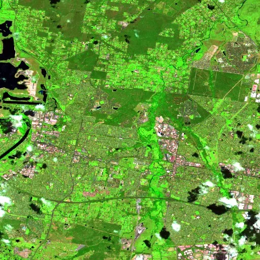 Werrington County Bushfire — Sentinel-2 SWIR (fuego)