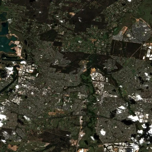 Werrington County Bushfire — Sentinel-2 true color