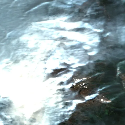 Wildfire near Whatcom County — Sentinel-2 true color