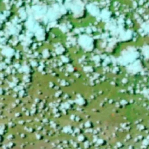 Woolgar Bushfire — NASA satellite