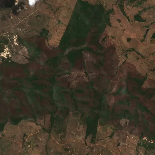 Incendio cerca de Xinguara — Sentinel-2 true color