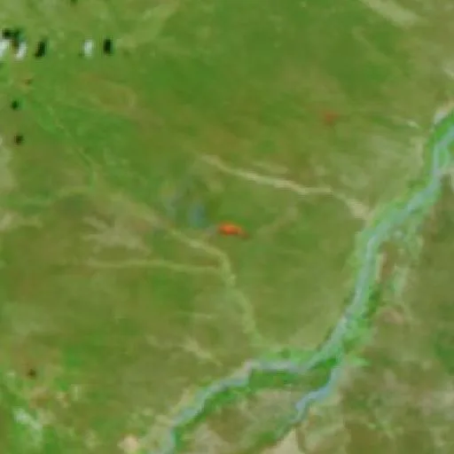 Wildfire near Xique-Xique — NASA satellite