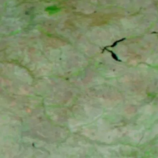 Wildfire near Yenipazar — NASA satellite