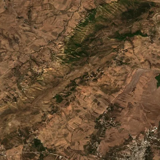 Wildfire near Zaouiet Medien — Sentinel-2 true color