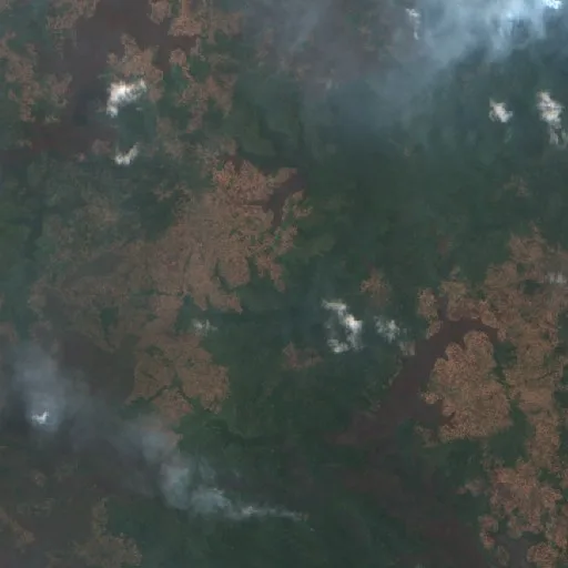 Wildfire — Sentinel-2 true color