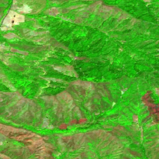 Woodrat Mountain Fire (OR) — Sentinel-2 SWIR (fuego)