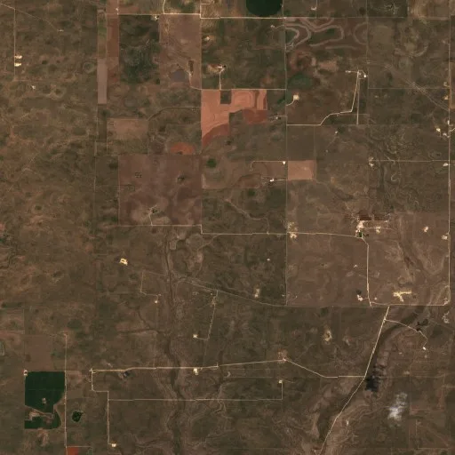Incendio Woodward (Texas) — Sentinel-2 true color