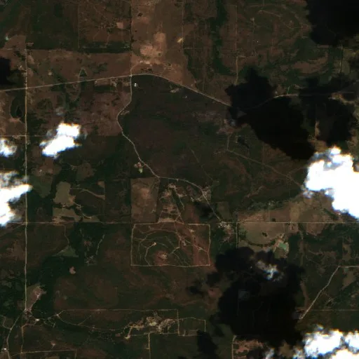 Wright Fire (Oklahoma) — Sentinel-2 true color