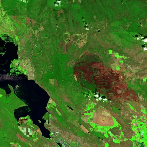 Wrights Spring Fire (Oregon) — Sentinel-2 SWIR (fuego)