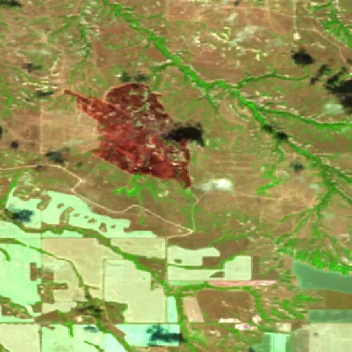 Yodeling Valley Fire (Montana) — Sentinel-2 SWIR (fuego)