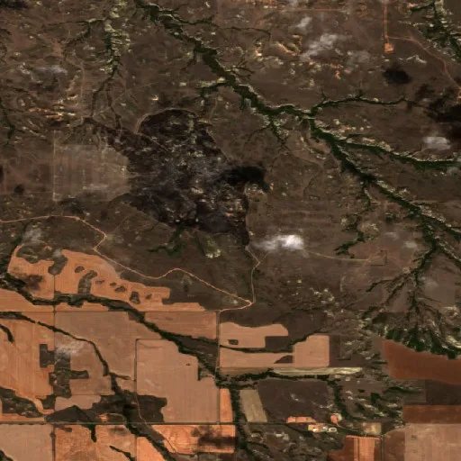 Yodeling Valley Fire (Montana) — Sentinel-2 true color