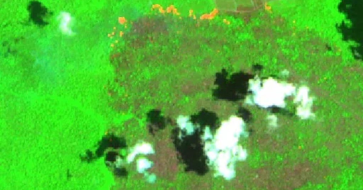 Wildfire near Juruti, BR (2026) — Map & Containment