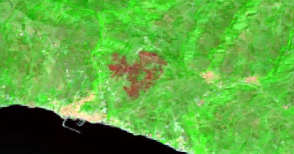Wildfire near Mytilene, Greece (2026) — Map & Containment